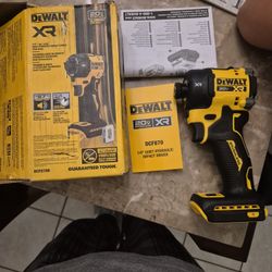 DEWALT 20V MAX XR 1/4 Inch Cordless Quiet Hydraulic Impact Driver, Bare Tool Only (DCF870B)