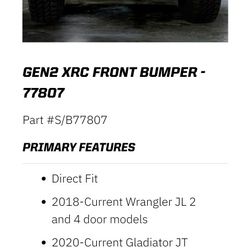 Smittybilt Jeep Bumper