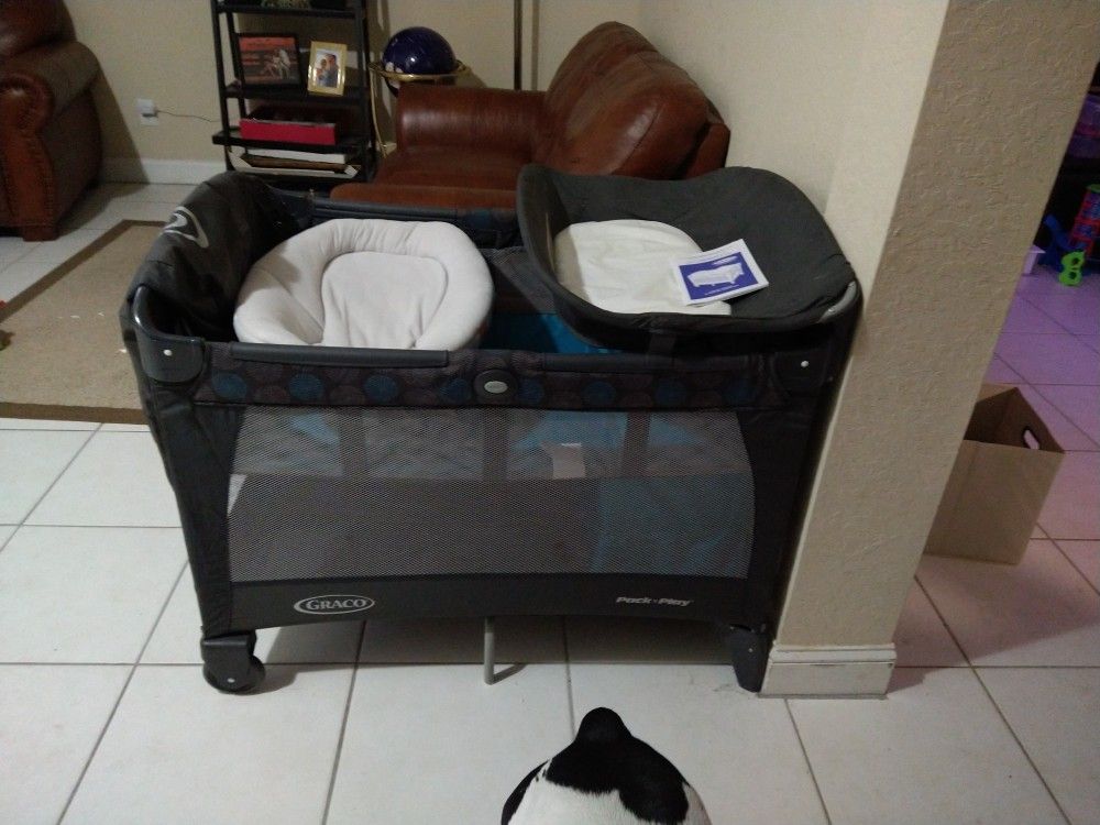 Greco Play Yard, Changing Table, Sleeper (OBO)