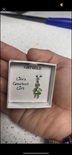 August Birthstone Charm 