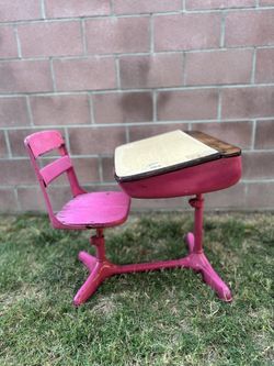 Vintage Kids School Desk 