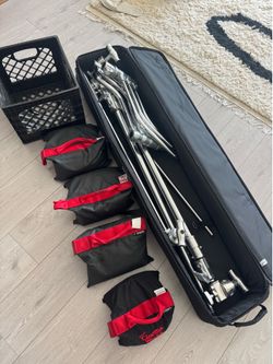 Impact C-Stand Kit with Sandbags and Carrying Case