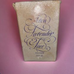 Avon Lavender & Lace Cologne Bottle, Empty 