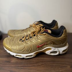 Nike Air Max Plus Metallic Gold men’s size 10 2018 
