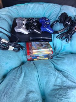 PlayStation 3 Bundle with Controllers and Games