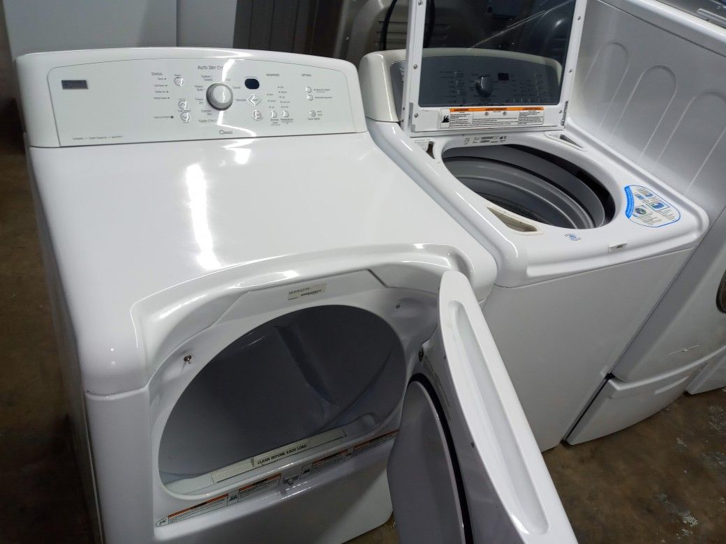 🎀🎀🎈kenmore elite washer large capacity dryer electric nice set🎀🎀🎈