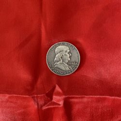 1958 D Franklin Half Dollar AG About Good 90% Silver 50c US Coin Collectible