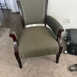 Avocado Green Accent Chair