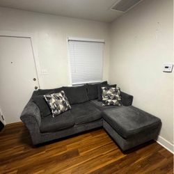 Dark Grey Couch 