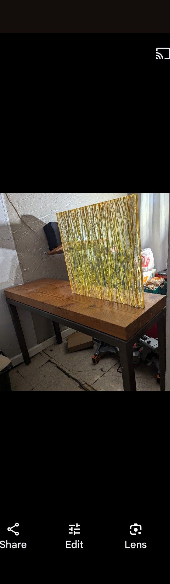 Custom Made Console Table W/ Decor Piece