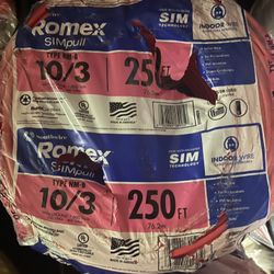 Romex 10/3 250 Ft 