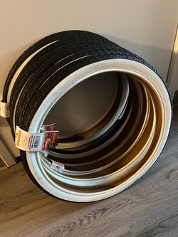 20” Lowrider Bike white walls tires brand new