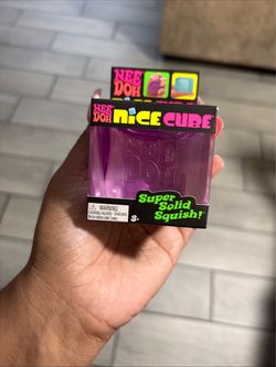 Nee Doh Nice Cube Stress Toy Purple