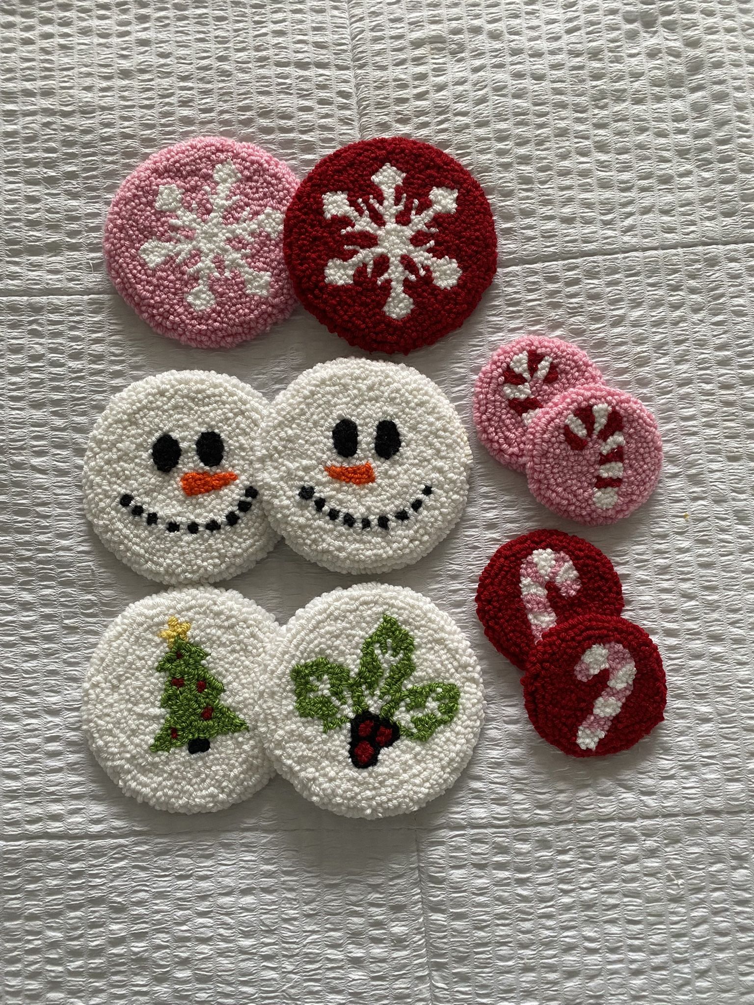 10 Set Christmas Coasters