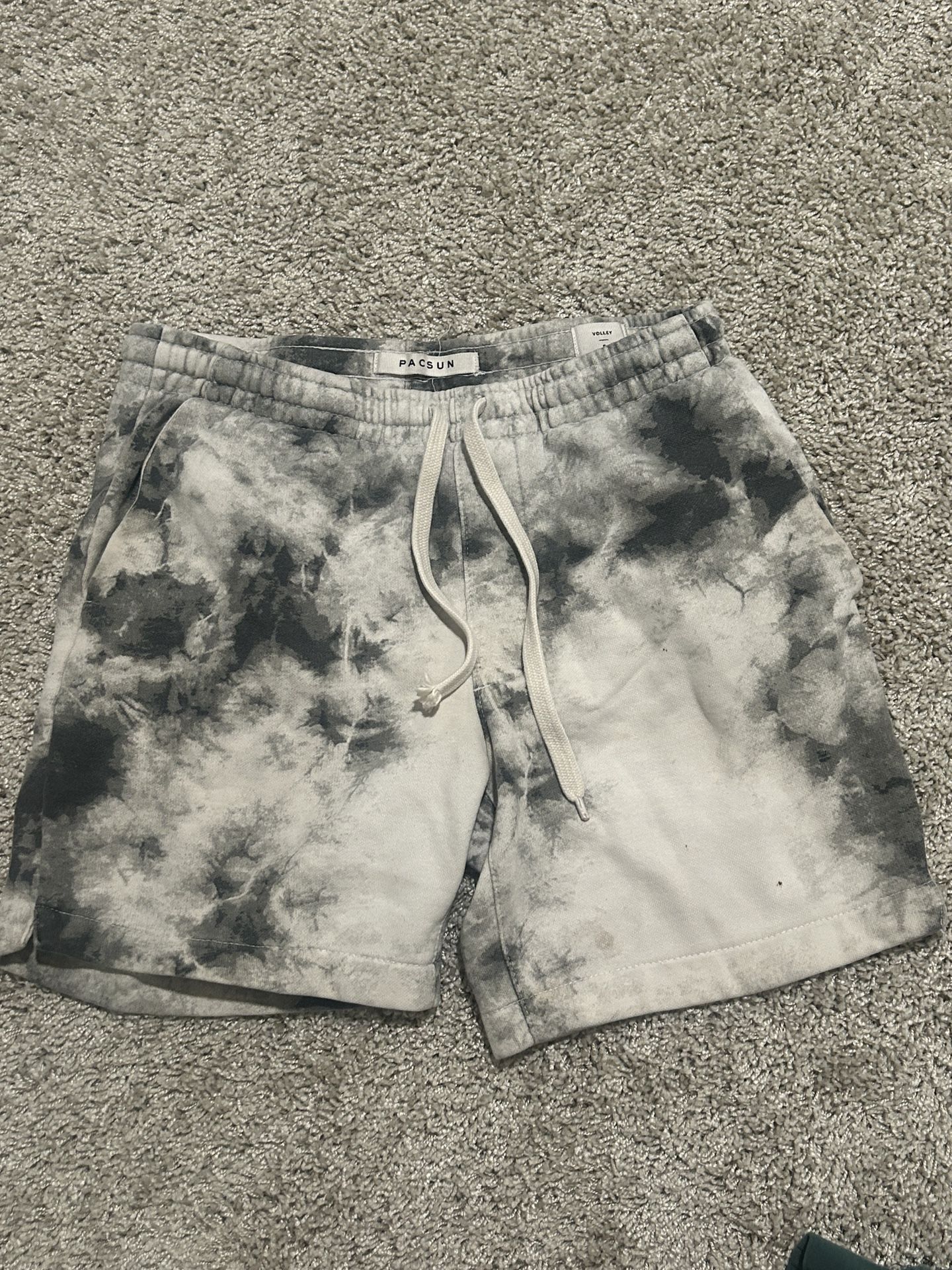 tie die pacsun shorts