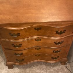 Maple Vintage Secretary Desk