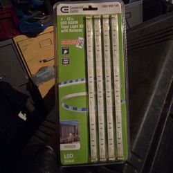 Commercial Electric 4-12 in. LED RGBW Tape Light Kit with Remote