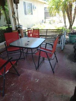 Patio table n chairs
