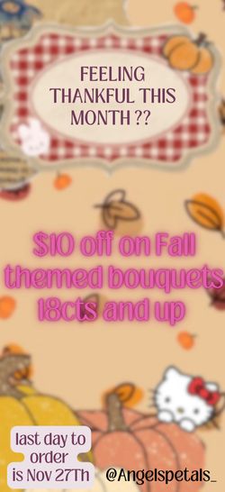 BOUQUETS!!