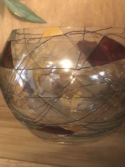 Party lite mosaic candle holder