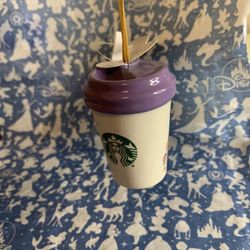 Mini Starbucks Disney Ornament