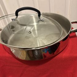 Stainless Steel 12” Pan With Lid