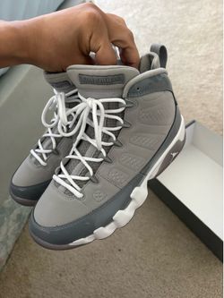 Grade School Cool Grey Retro 9 Jordans