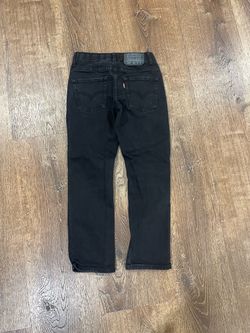 Levi's black denim jeans Size 8 regular