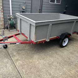 4x8 Utility Trailer - New - With Title ran
