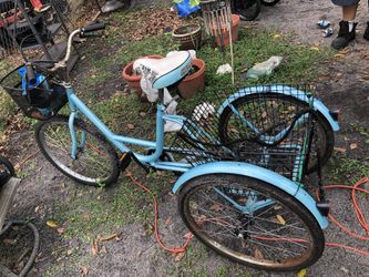 Vintage huffy three wheel bike sales