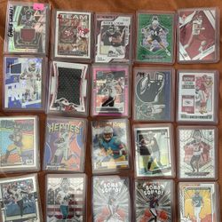 Bunch of NFL single cards some Nba