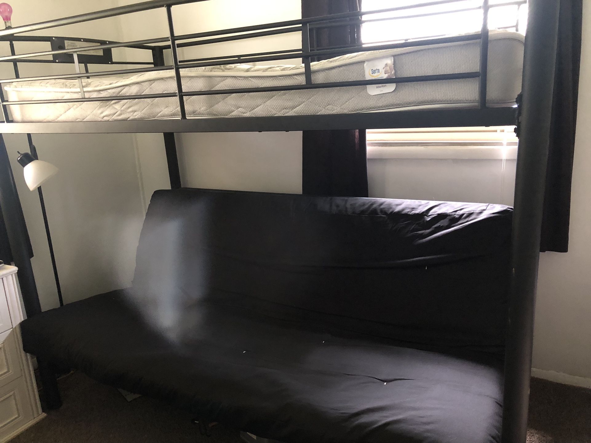 Bunk Bed With Futon 