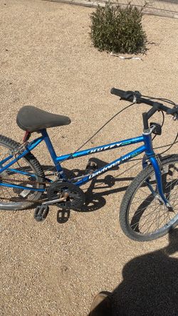 Blue Huffy USA 10 speed bike