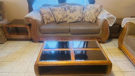 Complete Living Room set with 2 end tables and 1 coffee table