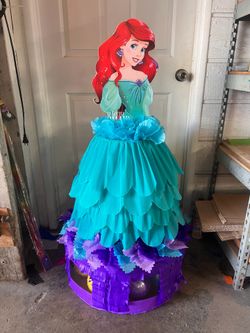 Ariel little mermaid dress style pinata with balls