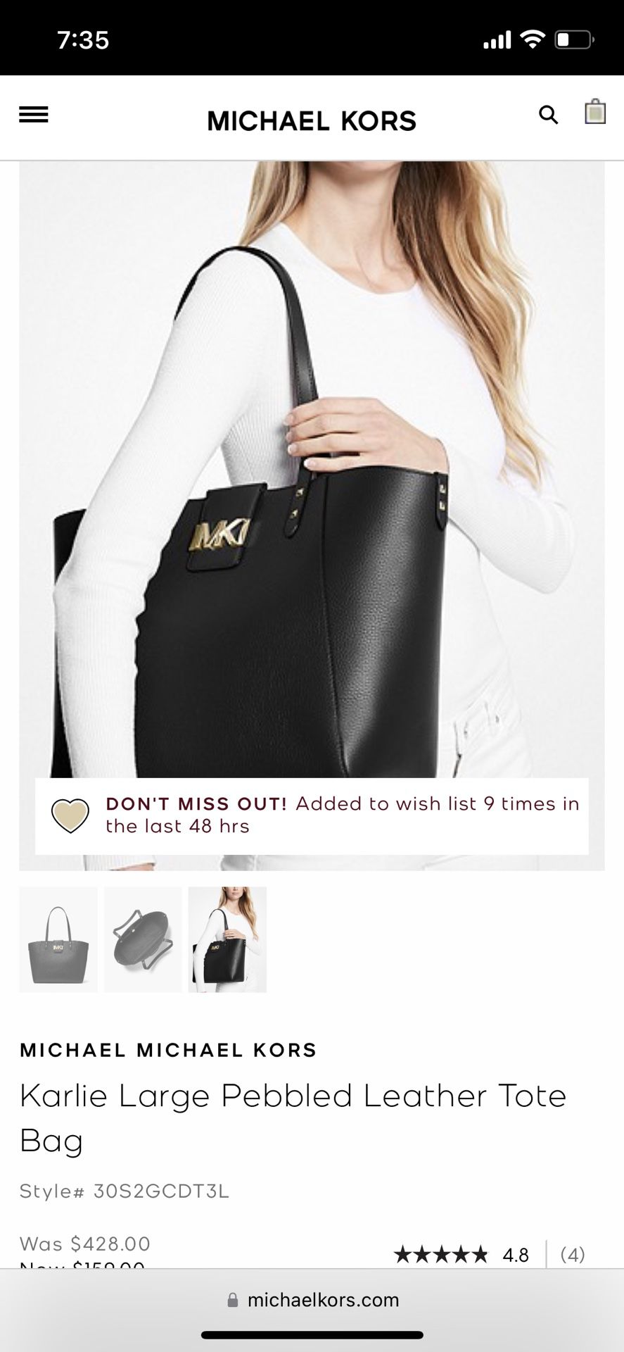 Michael Michael Kors Karlie Leather Tote Bag - Farfetch