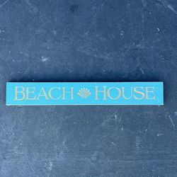 Beach House Sign Art