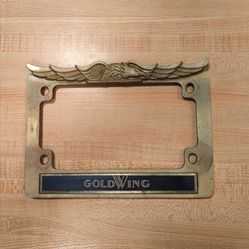 Goldwing license plate cover