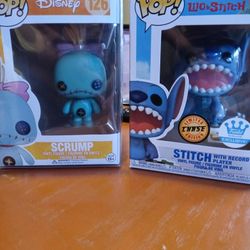 Scrump #126 & Stitch #148 Funko Pop Duo