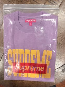 Supreme FW26’ week 1 Size L Supreme Stretch Applique S/S Top Purple