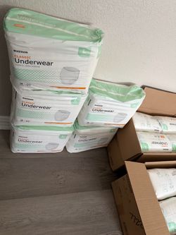 17 pack of Adul pull ups size L