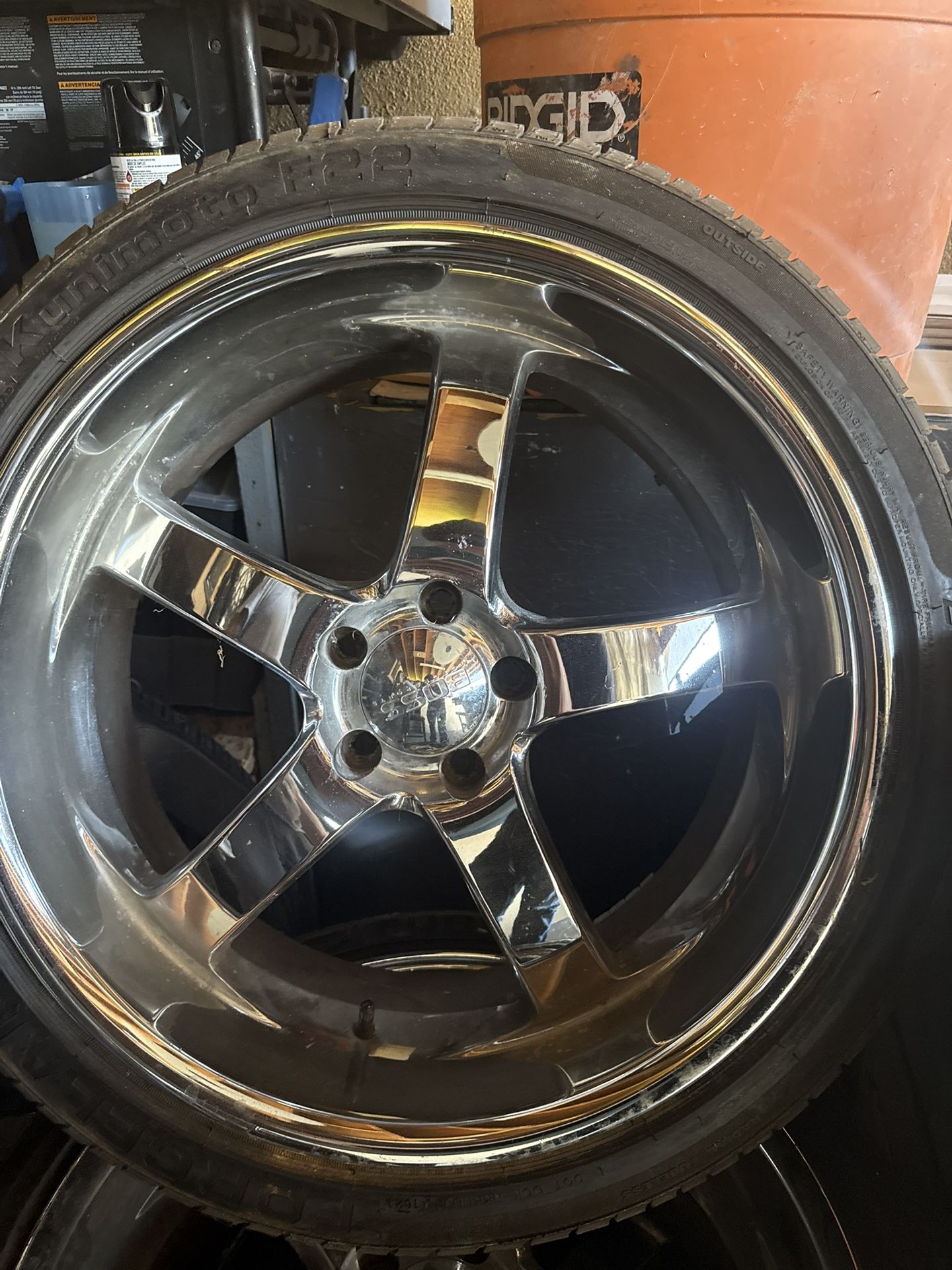 20 Inch Chrome Rims With Tires for Sale in Inglewood, CA - OfferUp