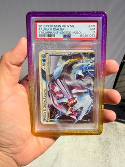 Palkia & Dialga Legend PSA 7