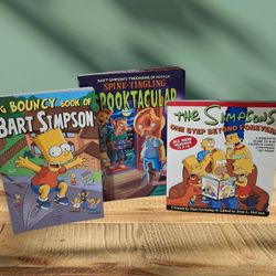 Simpsons Treehouse of Horror Spooktacular Bart Comic One Step Beyond Trivia Book