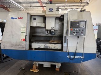 2000 Daewoo 500 Vertical Machining Centers