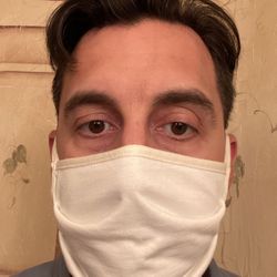 Mask Organic White 3 mask $8.50