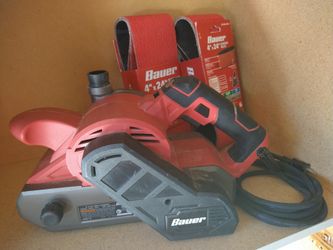 Heavy-duty 10 amp 4x24 belt sander