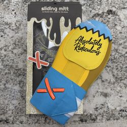 Absolutely Ridiculous Cowabunga Baseball Sliding Mitt Standard Size The Simpsons