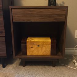 Night Atand / Record Storage End Table