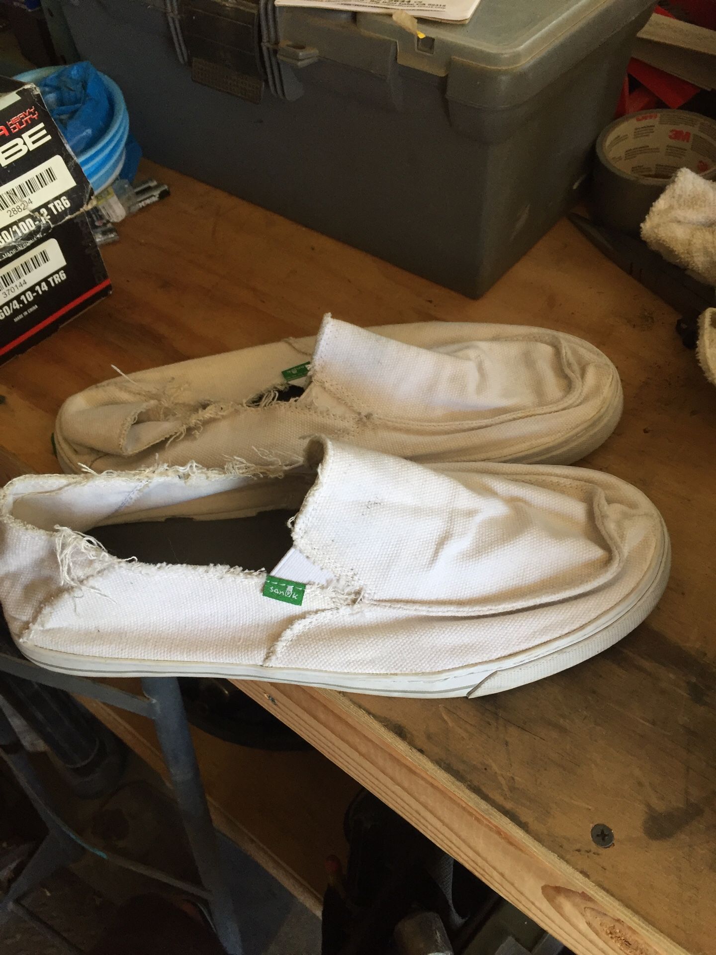Sanuk slip on